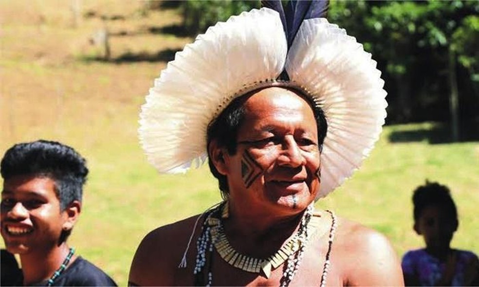 Cacique da tribo Sapukai morreu vtima de Covid-19 Foto ReproduoTV Rio Sul