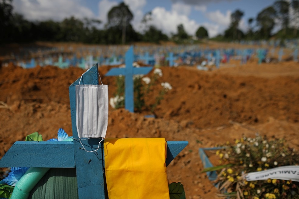 Pandemia - Cemitrio em Manaus em 31 de dezembro Foto REUTERSBruno Kelly